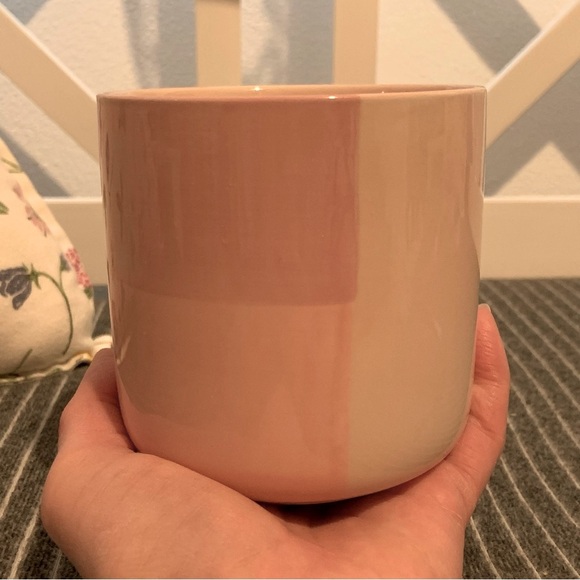 Small flower pot / pink porcelain/ceramic flower pot / flower pot home decor. - Picture 6 of 11